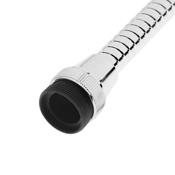 Аэратор ZEIN, с регулировкой потока, на гибком шланге,190мм, 3 режима, пластик, белый Аэратор ZEIN, с регулировкой потока, на гибком шланге,190мм, 3 режима, пластик, белый