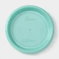 Горшок для цветов с поддоном Доляна &laquo;Эрика&raquo;, 0,7 л, цвет бирюзовый