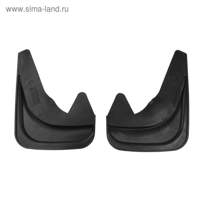 Брызговики универсальные ТюменьАвтоДеталь, 22 х 29 см, резина, чёрные, набор 2 шт Брызговики универсальные ТюменьАвтоДеталь, 22 х 29 см, резина, чёрные, набор 2 шт