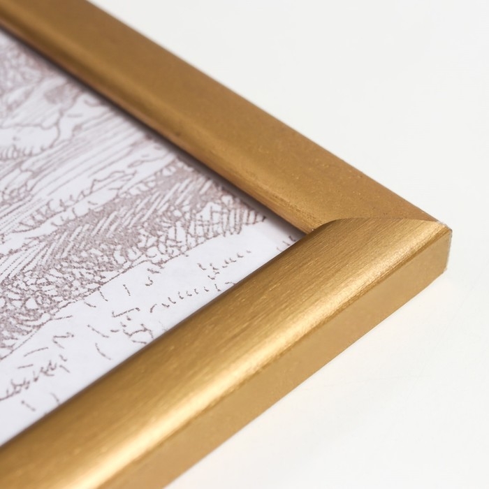 Фоторамка сосна с19 золото 30х42 см (пластиковый экран) Фоторамка сосна с19 золото 30х42 см (пластиковый экран)