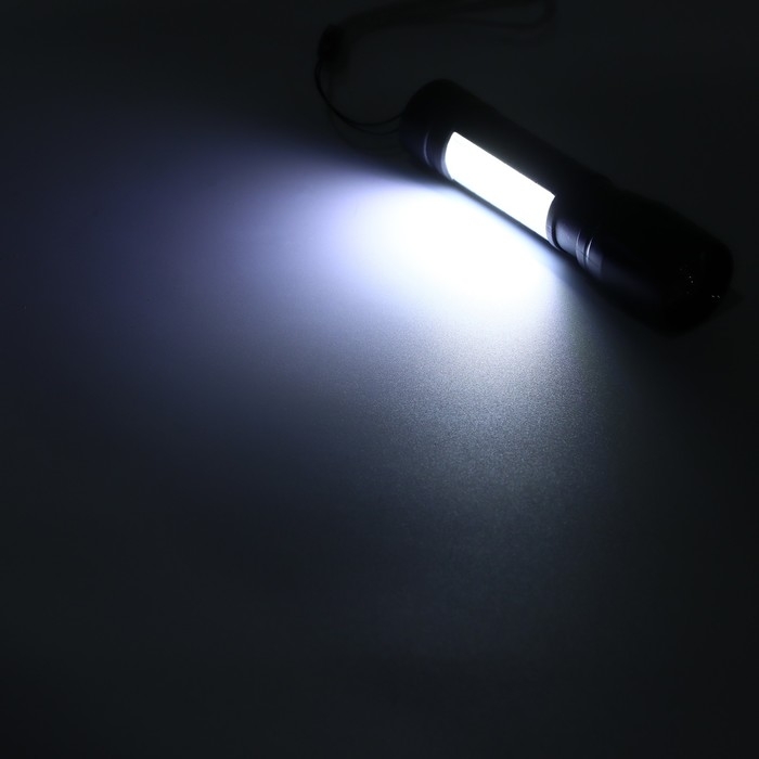 Фонарь ручной аккумуляторный, 5 Вт, 500 мАч, 200 лм, 3 режима, 9.5 х 2.5 см Фонарь ручной аккумуляторный, 5 Вт, 500 мАч, 200 лм, 3 режима, 9.5 х 2.5 см