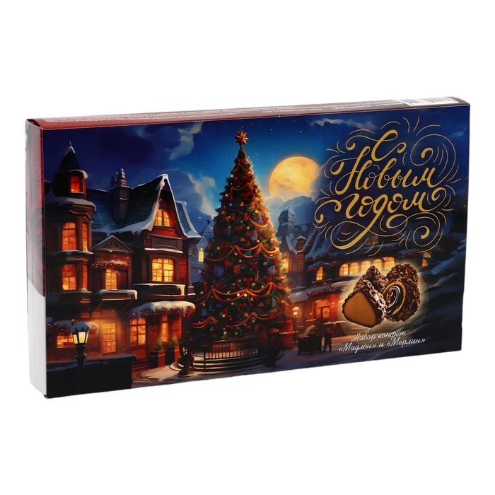 Набор конфет подарочный Мадлен и Мерлин  Набор конфет подарочный Мадлен и Мерлин "Поздравляю!", 220г