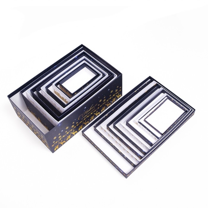 Набор коробок 10 в 1 «Сказочные олени», 30,5 х 19 х 12,5 — 12 х 7 х 4 см Набор коробок 10 в 1 «Сказочные олени», 30,5 х 19 х 12,5 — 12 х 7 х 4 см