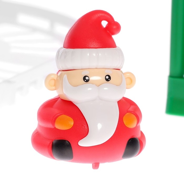 Железная дорога «Новогоднее приключение», с фигурками, 61 деталь Железная дорога «Новогоднее приключение», с фигурками, 61 деталь