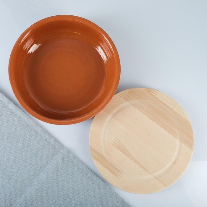 Набор для холодца  Набор для холодца "Вятский №3" (3 емкости / 1л. + 3 деревянные крышки), традиция