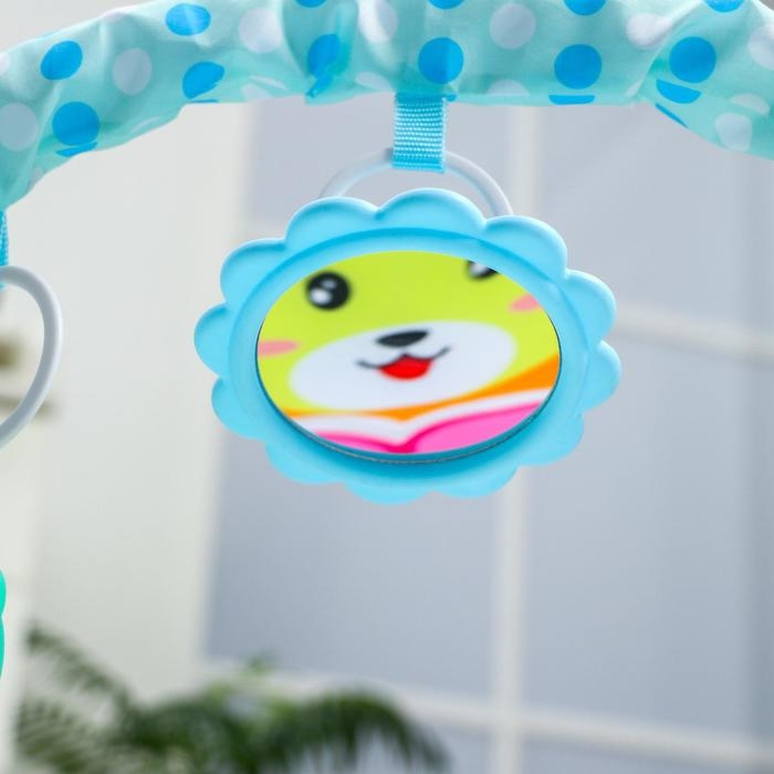 Развивающий коврик «Лев», с пианино, голубой Развивающий коврик «Лев», с пианино, голубой