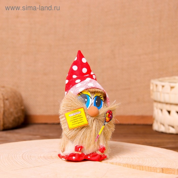 Оберег «Домовой», с ложкой, 10 см, микс Оберег «Домовой», с ложкой, 10 см, микс