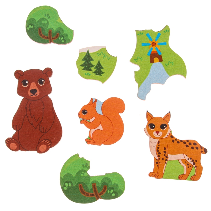 Головоломка «Животные Евразии» Головоломка «Животные Евразии»