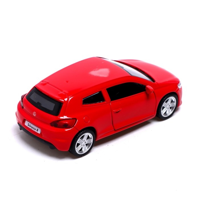Машина металлическая VOLKSWAGEN SCIROCCO R1, 1:38, инерция, открываются двери, цвет красный Машина металлическая VOLKSWAGEN SCIROCCO R1, 1:38, инерция, открываются двери, цвет красный
