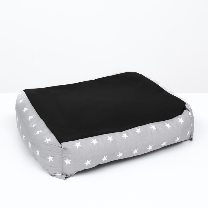 Лежанка   Лежанка  "Пухлик", с мехом, 68 х 52 х 16 см, Микс расцветок