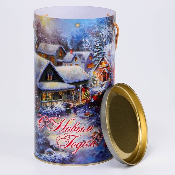 Новый год. Подарочная коробка, тубус «Дедушка Мороз» 120х220мм. Новый год. Подарочная коробка, тубус «Дедушка Мороз» 120х220мм.