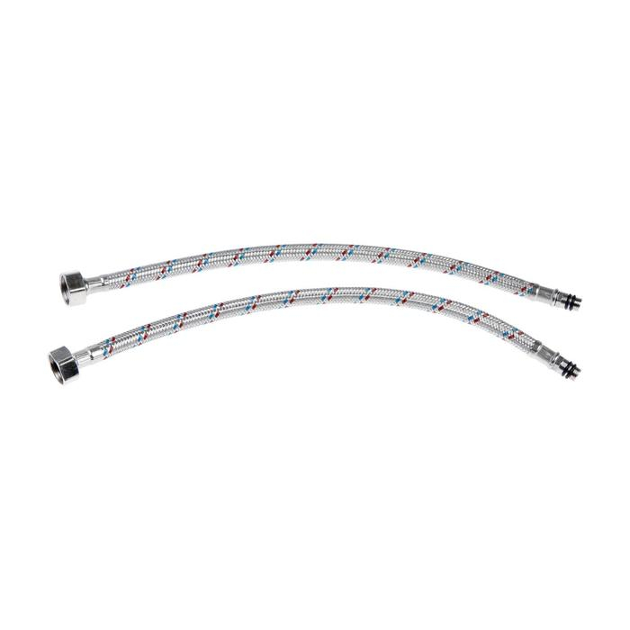 Cмеситель для кухни Cмеситель для кухни "Эверест" B58-071F, двухвентильный, высокий излив, на гайке, хром/черный