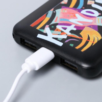 Наушники, маска для сна и зарядное устройство 5000 mAh м. PB-04 «Кандинский»,20,5х16,5 см.