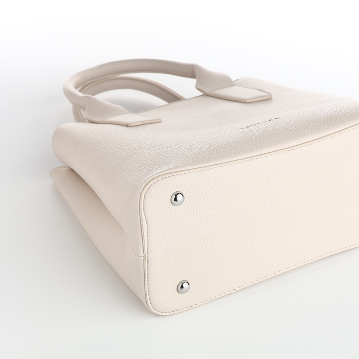 Сумка женская на молнии, TEXTURA, средний размер, цвет белый Сумка женская на молнии, TEXTURA, средний размер, цвет белый