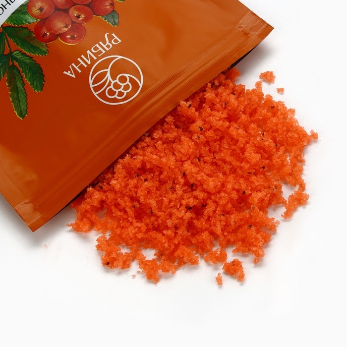 Скраб для тела, соляной с экстрактом рябины, 250 г, РЯБИНА Скраб для тела, соляной с экстрактом рябины, 250 г, РЯБИНА