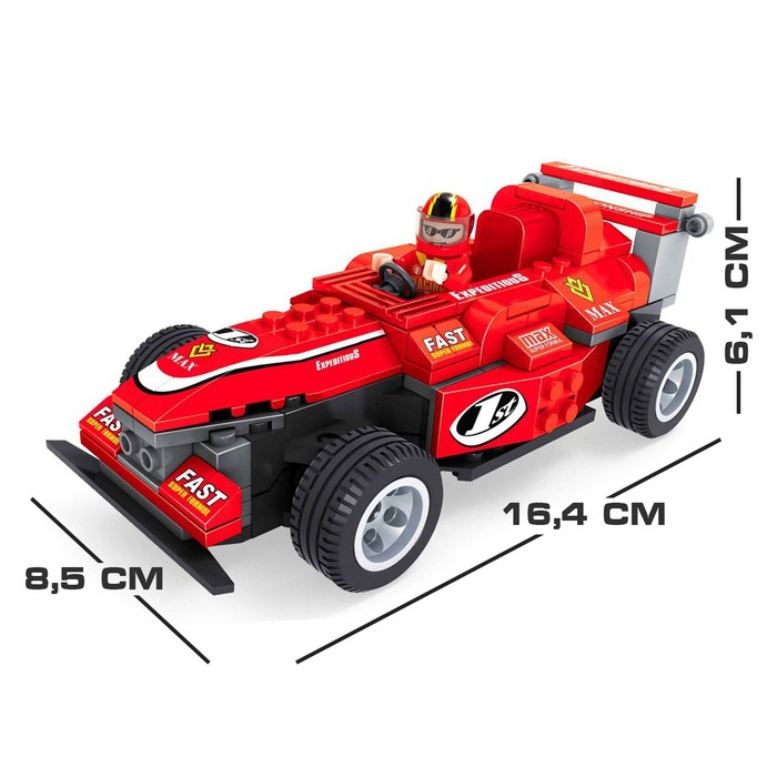 Конструктор на радиоуправлении «Гонка», 205 деталей Конструктор на радиоуправлении «Гонка», 205 деталей