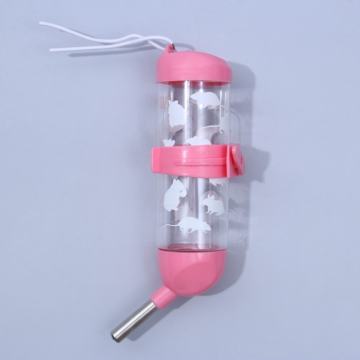 Поилка для грызунов 125 мл, 12,5 Х 4,5 см, микс цветов Поилка для грызунов 125 мл, 12,5 Х 4,5 см, микс цветов