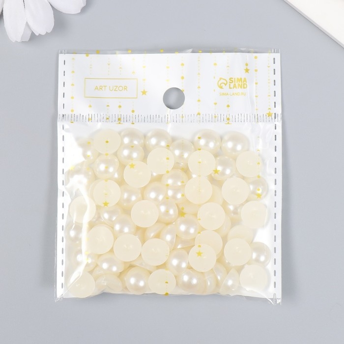 Набор для творчества половинка жемчужины d=1 см 20гр Набор для творчества половинка жемчужины d=1 см 20гр