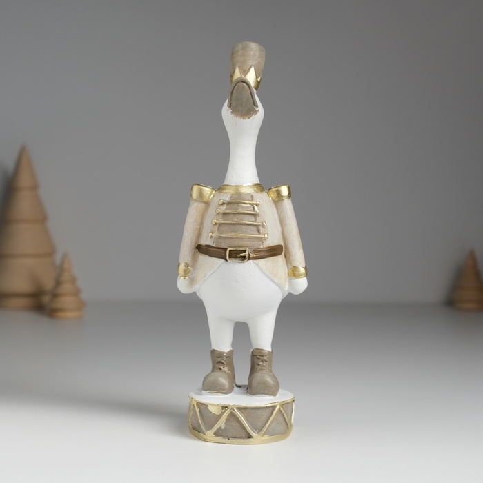 Сувенир полистоун Сувенир полистоун "Гусь в военной форме" 5,5х5,5х17 см