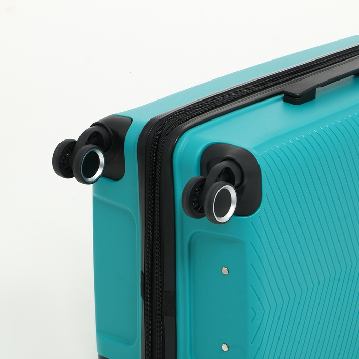 Чемодан средний 75 л (M) Bagvoyage, отдел на молнии, с расширением, кодовый замок, 4 колеса, цвет бирюзовый Чемодан средний 75 л (M) Bagvoyage, отдел на молнии, с расширением, кодовый замок, 4 колеса, цвет бирюзовый