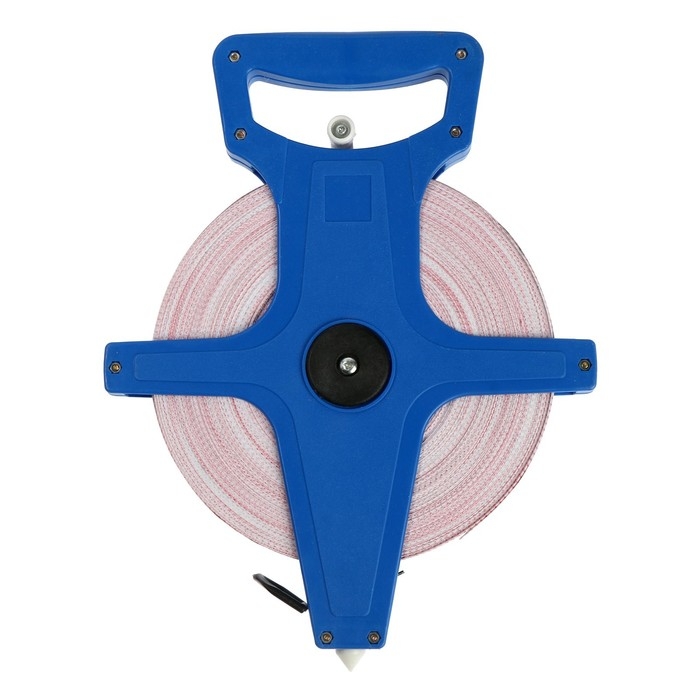 Рулетка геодезическая ТУНДРА, фиберглассовая лента, 100 м Рулетка геодезическая ТУНДРА, фиберглассовая лента, 100 м