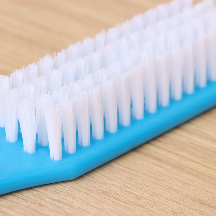 Щётка для овощей и фруктов с ручкой Доляна, 17×3,3×2 см, цвет МИКС Щётка для овощей и фруктов с ручкой Доляна, 17×3,3×2 см, цвет МИКС