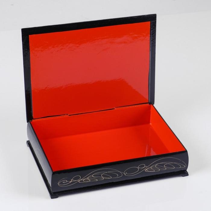 Шкатулка «Букет в вазе», 16×22 см, лаковая миниатюра, микс Шкатулка «Букет в вазе», 16×22 см, лаковая миниатюра, микс