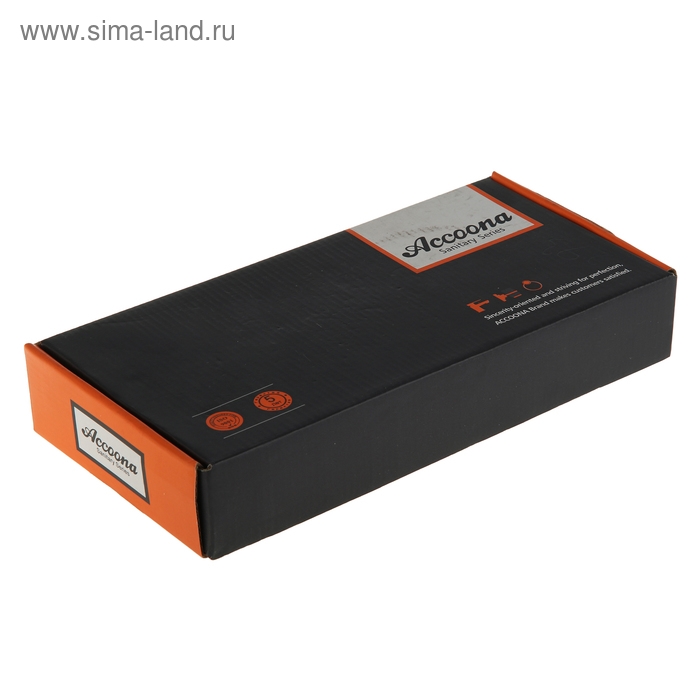 Cмеситель для кухни Accoona A4161, однорычажный, с гайкой, силумин, хром Cмеситель для кухни Accoona A4161, однорычажный, с гайкой, силумин, хром