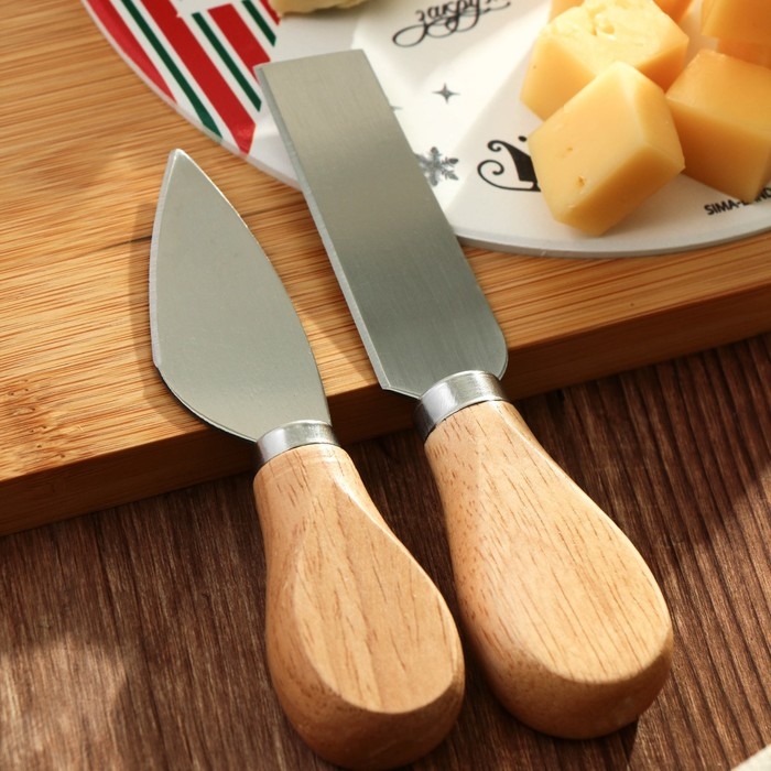 Новый год. Набор для подачи сыра «Счастливого Нового года», 18 х 36 см Новый год. Набор для подачи сыра «Счастливого Нового года», 18 х 36 см