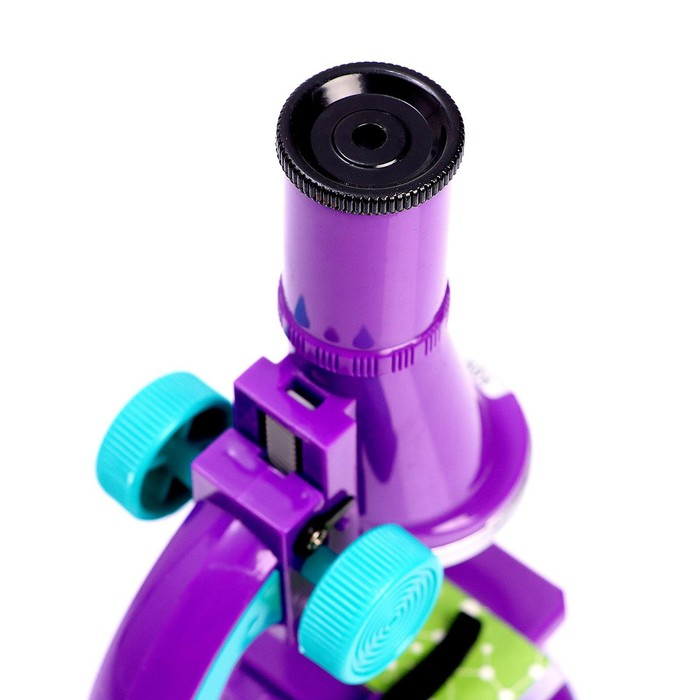 Микроскоп «Юный биолог», кратность увеличения x450, x200, x100, с подсветкой Микроскоп «Юный биолог», кратность увеличения x450, x200, x100, с подсветкой