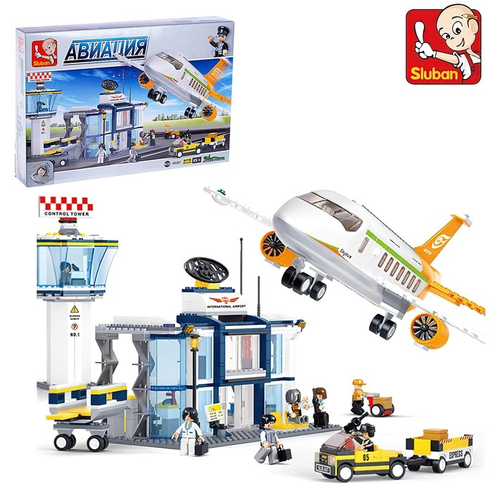 Конструктор «Международный аэропорт», 678 деталей Конструктор «Международный аэропорт», 678 деталей