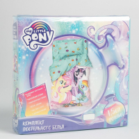 Постельное бельё 1,5 сп «Pony team» My Little Pony 143*215 см, 150*214 см, 50*70 см -1 шт