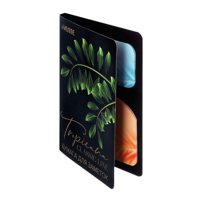 Блок с липким краем 115х158, deVENTE Tropicana, 20 листов, 7 цветов, офсет, МИКС Блок с липким краем 115х158, deVENTE Tropicana, 20 листов, 7 цветов, офсет, МИКС