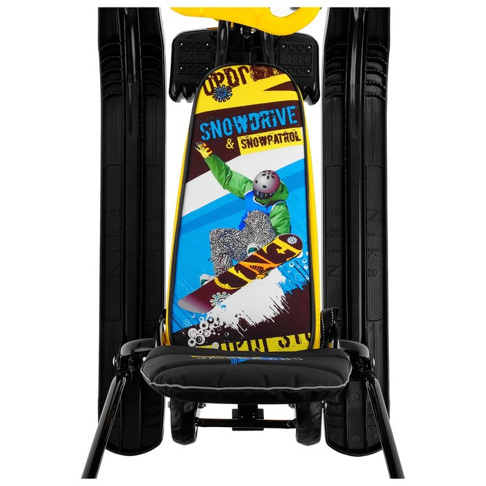 Снегокат с колёсами «Тимка спорт 6» Winter sport, ТС6/WS, с родительской ручкой, со спинкой и ремнём безопасности Снегокат с колёсами «Тимка спорт 6» Winter sport, ТС6/WS, с родительской ручкой, со спинкой и ремнём безопасности