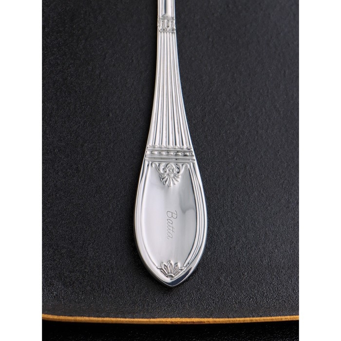 Ложка столовая «Беркли», длина 21 см, толщина 3 мм, цвет серебряный