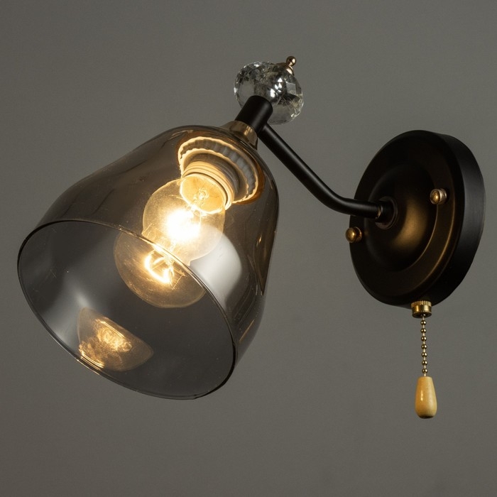 Бра  Бра "Клео" Е27 40Вт черный 27х13х21см