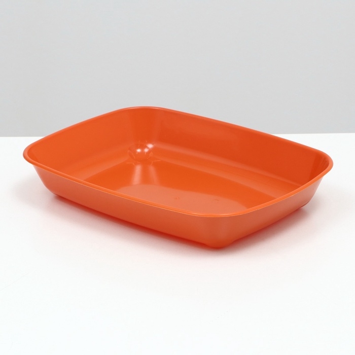 Туалет округлый без сетки 33,5 х 25 х 6 см, коричневый Туалет округлый без сетки 33,5 х 25 х 6 см, коричневый