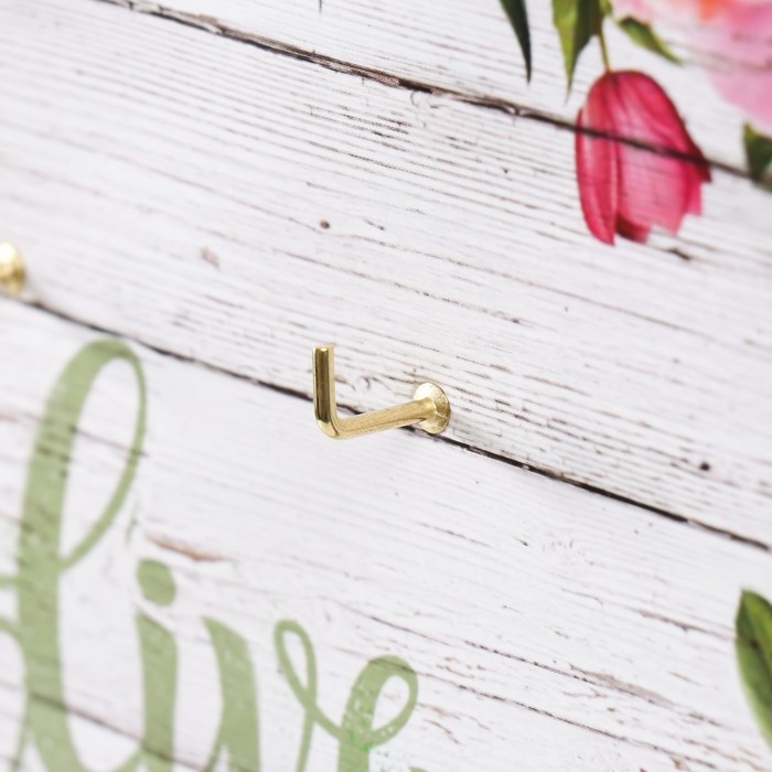 Ключница открытая Ключница открытая "Цветы" 5 крючков, 23х32 см