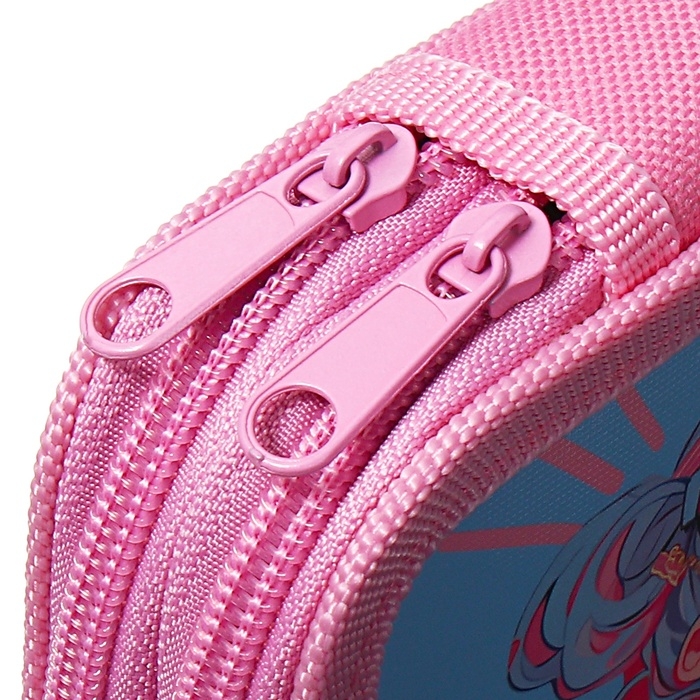 Пенал 2 секции, 125 х 205 х 40 мм, Calligrata 30П26/2  Пенал 2 секции, 125 х 205 х 40 мм, Calligrata 30П26/2 "Аниме подружки", ламинированный картон