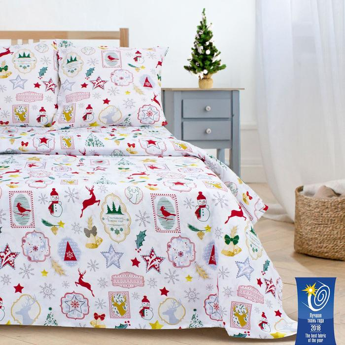 Постельное бельё Этель дуэт «Зимний винтаж» 143*215 см - 2 шт, 240*220 см, 70*70 см -2 шт Постельное бельё Этель дуэт «Зимний винтаж» 143*215 см - 2 шт, 240*220 см, 70*70 см -2 шт