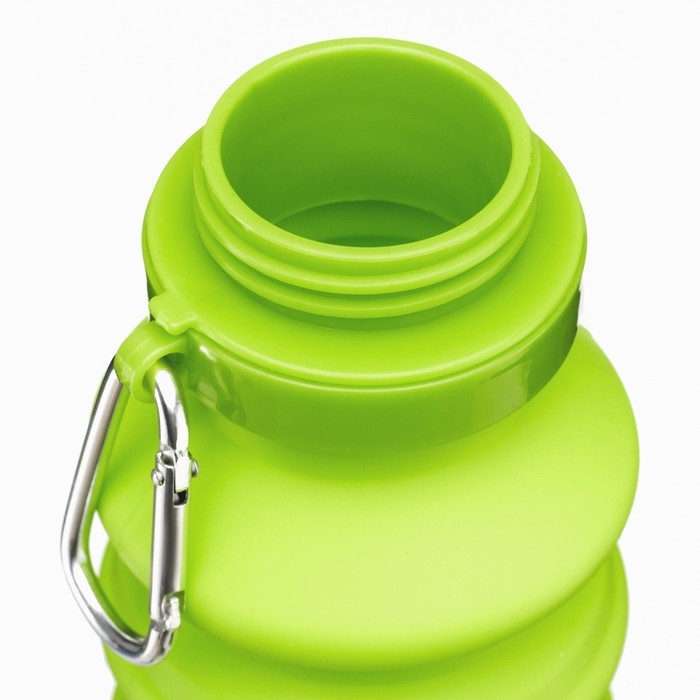 Бутылка для воды складная, 450 мл, 7 х 21.3 см, силиконовая Бутылка для воды складная, 450 мл, 7 х 21.3 см, силиконовая