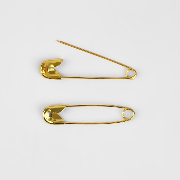 Булавки английские, 28 мм, 1000 шт, цвет золотой Булавки английские, 28 мм, 1000 шт, цвет золотой