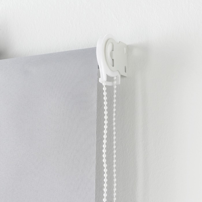 Штора рулонная &laquo;Механика. Блэкаут&raquo;, 50&times;180 см (с учётом креплений 3,5 см), цвет серый