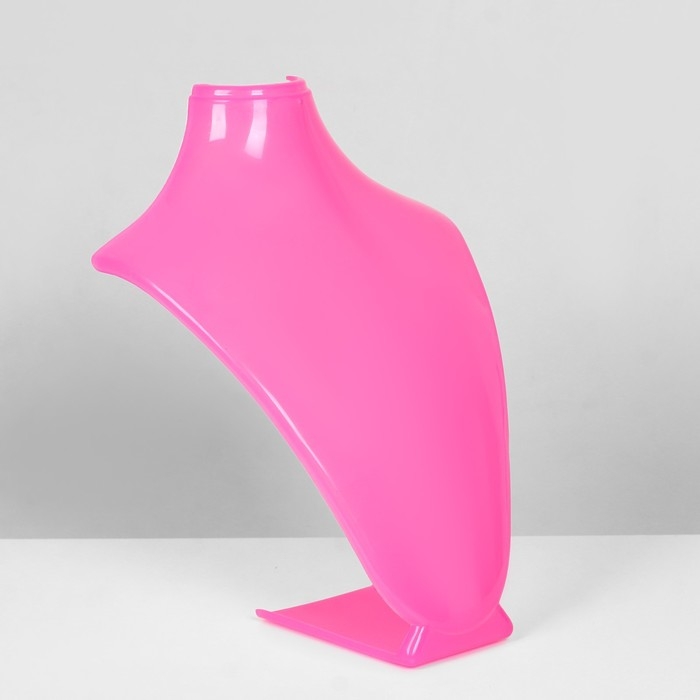 Бюст для украшений, 21&times;13&times;33 см, цвет розовый