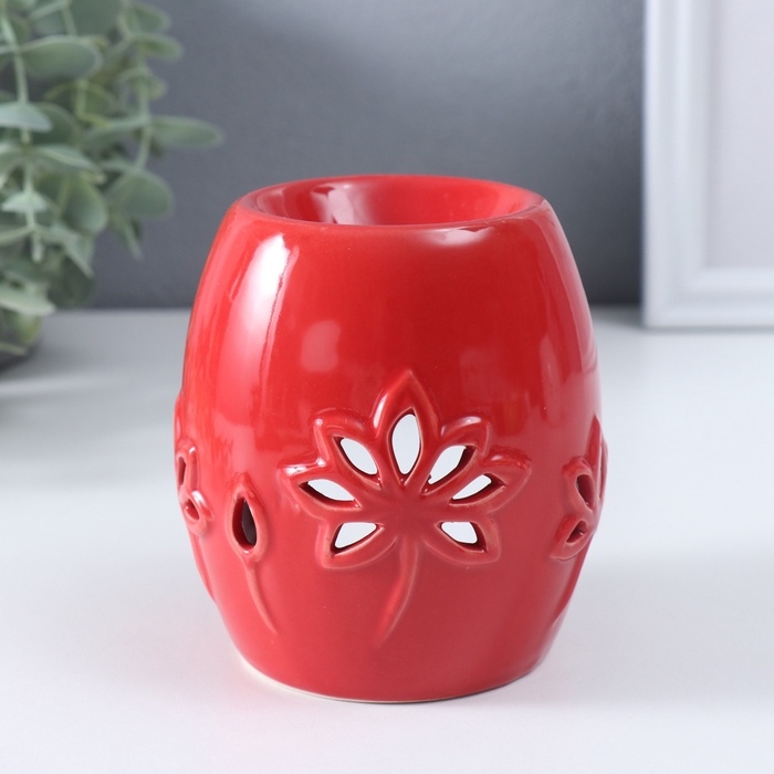 Аромалампа керамика  Аромалампа керамика "Лотосы" МИКС 8,5х8,5х9,5 см
