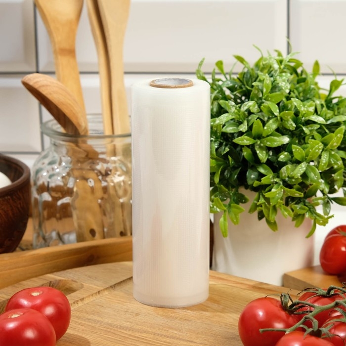 Пакеты для вакууматора, рифленые, в рулоне, 15 x 500 см Пакеты для вакууматора, рифленые, в рулоне, 15 x 500 см