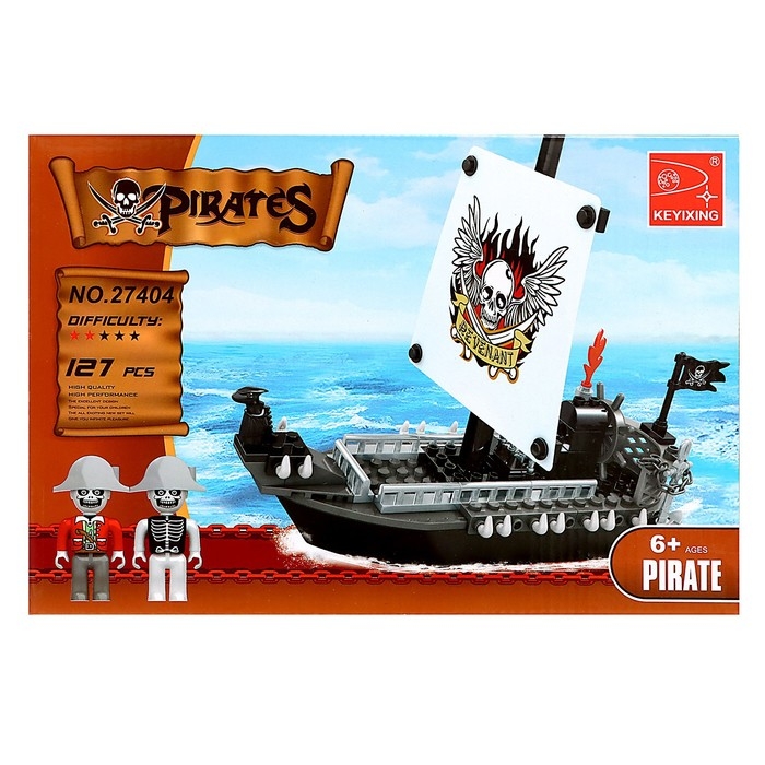 Конструктор Пираты «С того света», 127 деталей Конструктор Пираты «С того света», 127 деталей