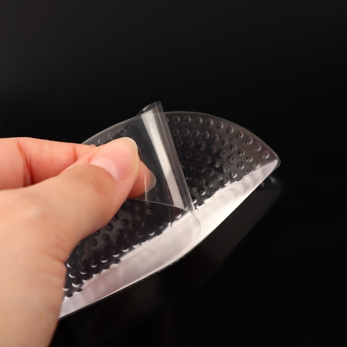 Супинаторы для обуви, на клеевой основе, силиконовые, 9 × 5 см, пара, цвет прозрачный Супинаторы для обуви, на клеевой основе, силиконовые, 9 × 5 см, пара, цвет прозрачный