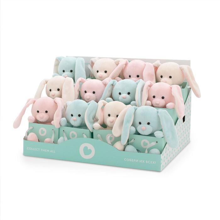 Мягкая игрушка «Зайчонок: Сюрприз», цвет МИКС 15 см Мягкая игрушка «Зайчонок: Сюрприз», цвет МИКС 15 см