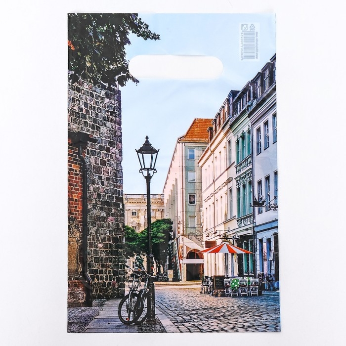 Пакет Пакет "Улица", полиэтиленовый с вырубной ручкой, 20х30 см, 30 мкм набор 20 штук